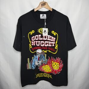 Warren Lotas WL Golden Nugget Gambling Hall 1/1 Custom Printed Tee S fits L